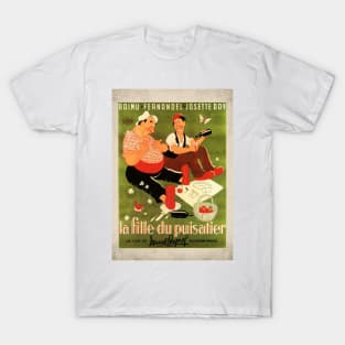 The Well Digger's Daughter- FILM POSTER - Retro - Vintage T-Shirt